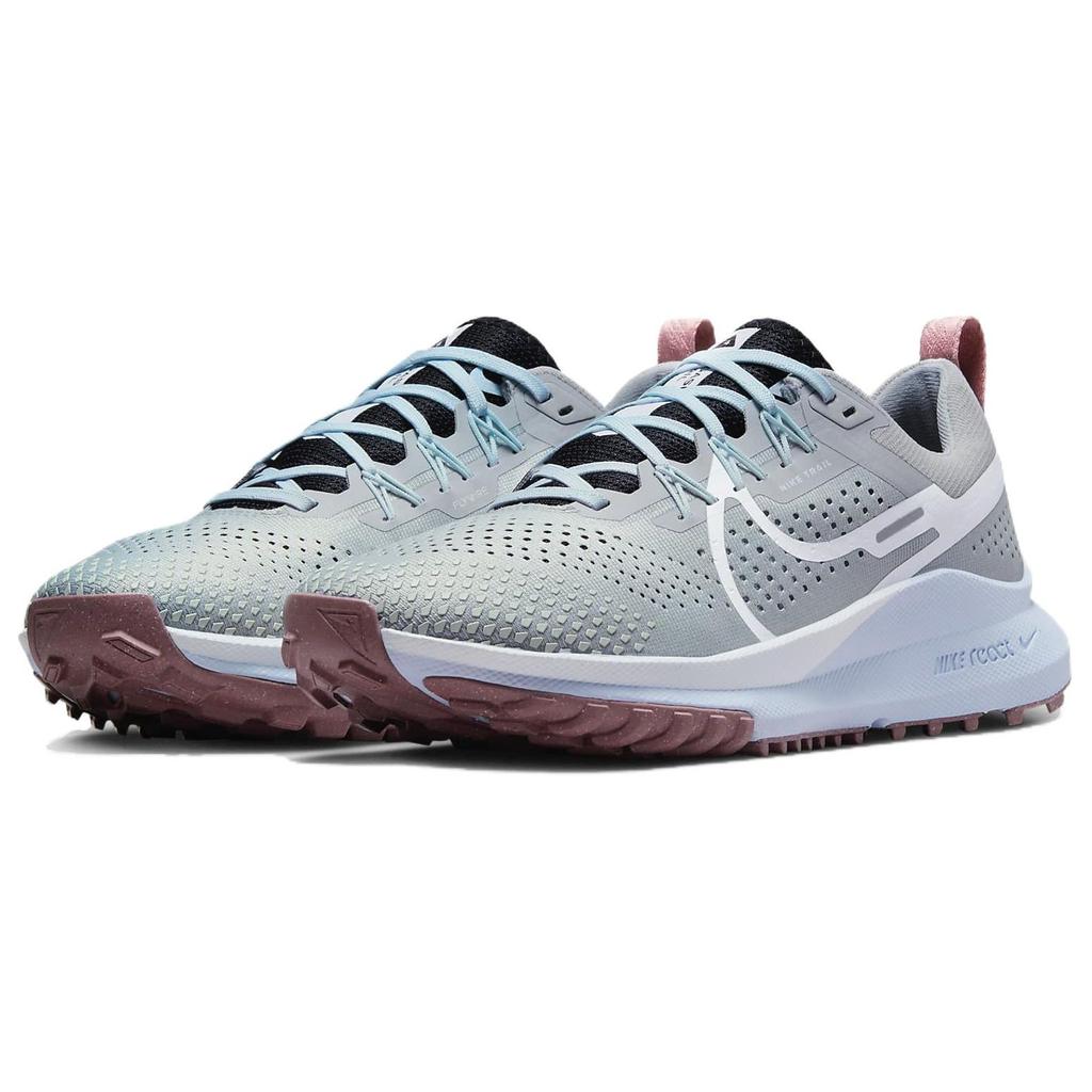 Nike React Pegasus Trail 4 Light Smoke Smokey Mauve Женские кроссовки Серые Светло-Дымчато-Серые Черные DJ6159-005