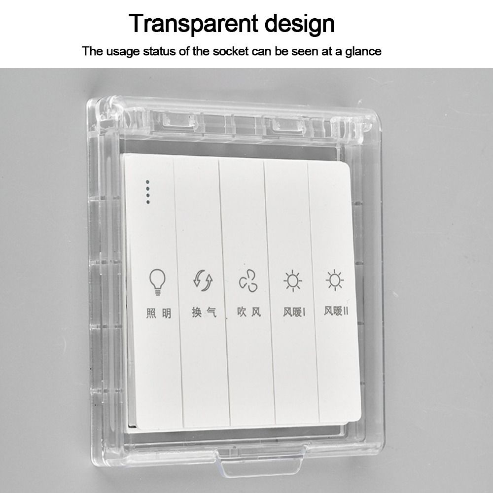 Настенная розетка, водонепроницаемая коробка, самоклеящаяся защитная розетка, электрическая вилка, крышка для ванной комнаты