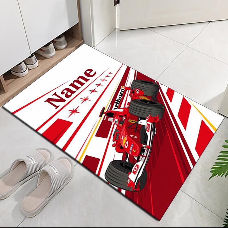 Custom Name Printed Carpet Rug For Office Chair Living Room Bedroom Kitchen Room Decor Gifts