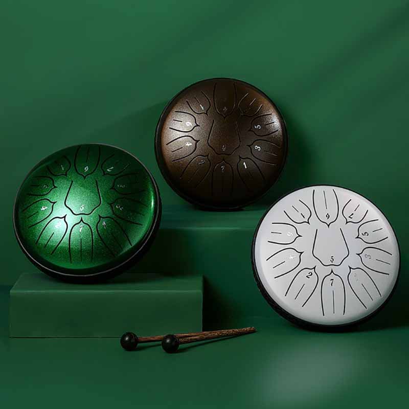 6-дюймовый 11-нотный язычковый барабан профессиональный практический ударный инструмент аксессуары небольшой портативный язычковый барабан подарок