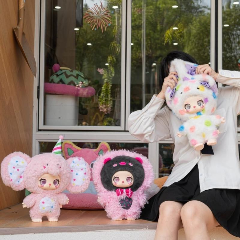 Слепая коробка 600 зоопарк подлинный счастливый милый плюшевый комнатный декоративный рисунок таинственная коробка кукла коллекционный подарок на день рождения Рождество