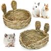 Pet Supplies Hand-woven Rabbit Nest Edible Decompression Venting Toys Teething Ornaments