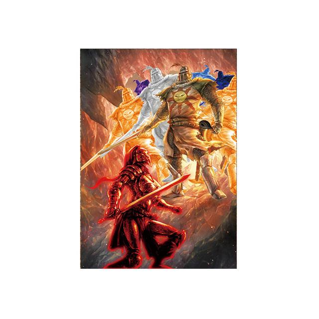 Современный игровой постер, украшение Темных душ на холсте, настенные художественные постеры и принты, произведения искусства для комнаты мальчика, дома, Куадрос, без рамки