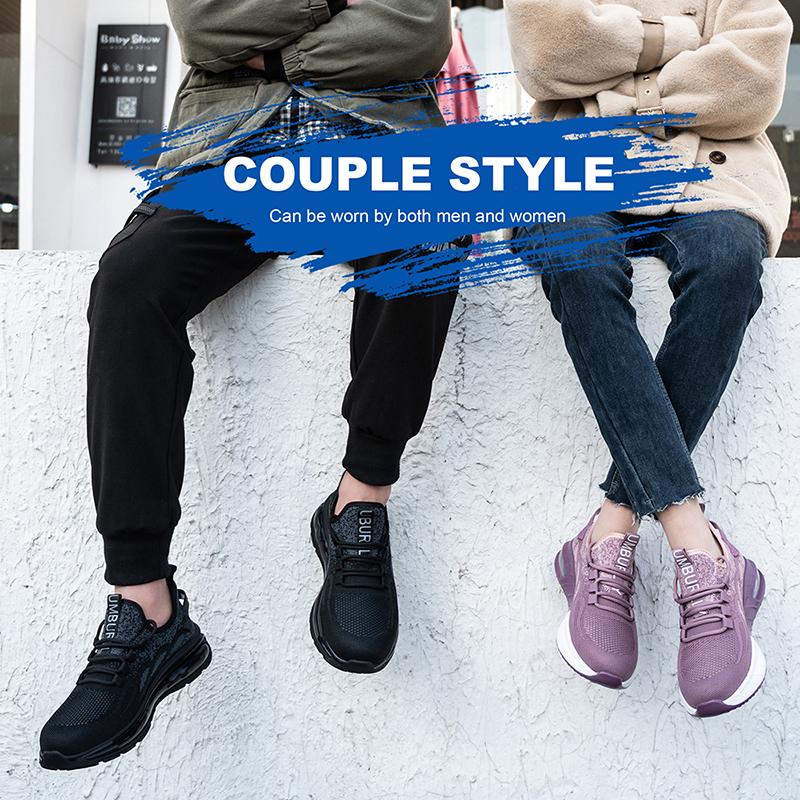 Breathable Women Work Sneakers Security Boots Lightweight With Steel Toe Safety Shoes Puncture-Proof Women Boots