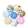 Flower Pumpkin Fabric Pin Cushion Needle Holder 1pc Handy Wrist Sewing Pin Organizer