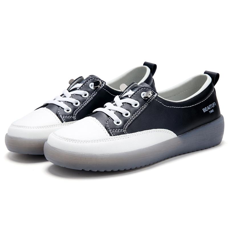 Женские белые туфли с мягкой подошвой, дышащие повседневные туфли с эластичной подошвой, удобные для лета