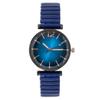 Luxury Treasure Blue Simple Crystal Ladies Quartz Watch Casual Stainless Steel Stretch Strap Fashion Women Dress Clock Watches