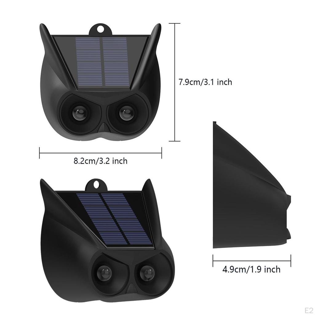 Устройство для отпугивания животных и птиц, отпугивающее от дома, для улицы, отпугиватель на солнечной батарее для животных