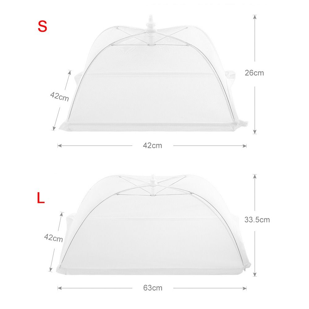 Umbrella Shape Mesh Food Net Lace Fabric Mesh Dish Tent Food Lid Mesh Food Cover Kitchen