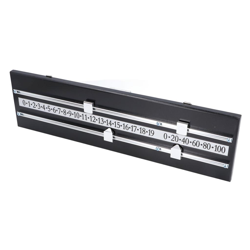 Бильярдная доска для подсчета очков с 2 дорожками, экономящая место, из цельного дерева, универсальная, для домашнего клуба