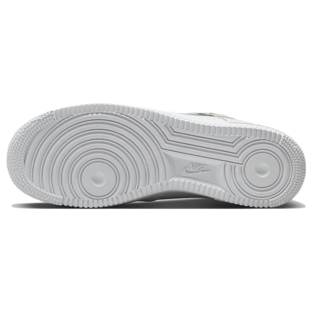 New Nike Air Force 1 Low 'Multi Swoosh' White Black FN7807-100