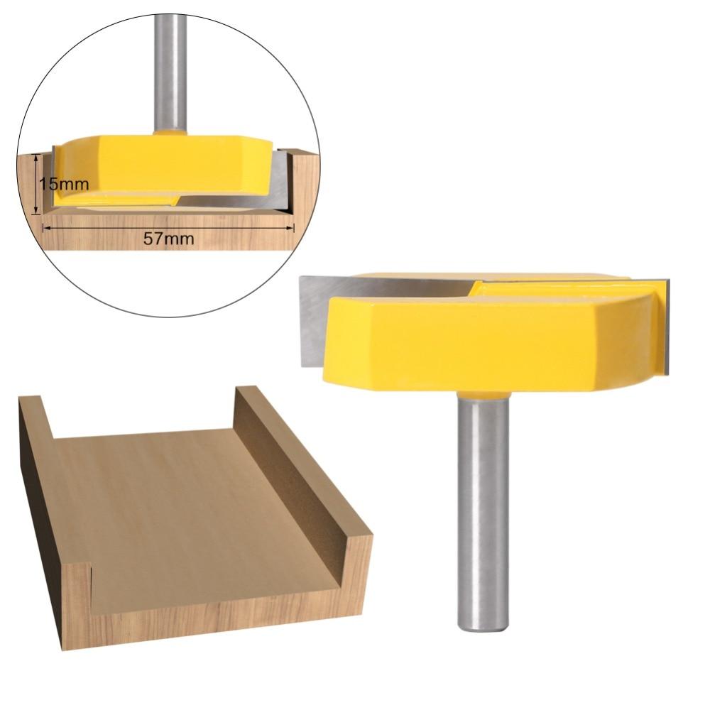 Cleaning Bottom Router Bits with 8mm 1/2mm Shank,2-1/4 Cutting Diameter for Surface Planing Router Bit
