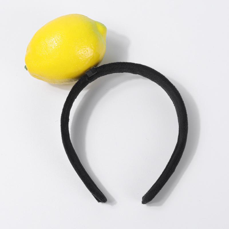 Креативные 3D-ободки для волос с овощами: Аксессуары для волос из моркови, перца, баклажана и зеленых овощей для женщин