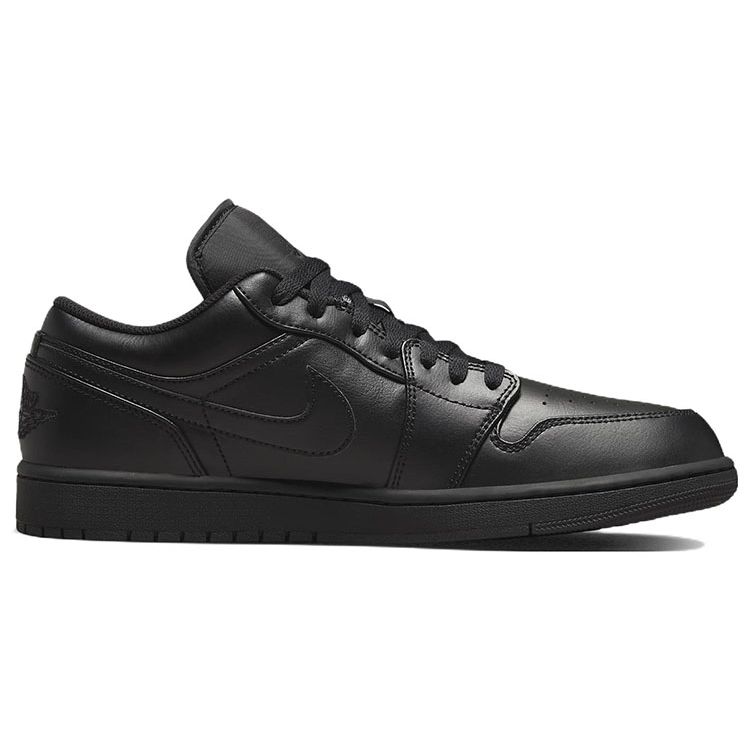 Мужские кроссовки Air Jordan 1 Low Triple Black 2022 553558-093