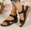 Women Sandals Soft Bottom Wedge Heels Sandals Summer Shoes Women Platform Sandalias Mujer Elegant Wedges Shoes For Women Tacon