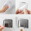 1/2/3PCS Kitchen Organizer Sponge Holder Soap Rack Self Adhesive Sink Drain Drying Stainless Steel Wall Storage Hook Accessories