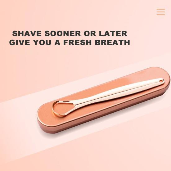 Щетка для языка Отличная посадка Эргономичная ручка 3 типа Нержавеющая сталь Скребок для языка Металлический очиститель для домашнего использования