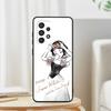 Princess Cartoon For Samsung A53 A52 A33 A32 A51 A71 A21S A13 A73 A50 A22 A23 A03 A72 A54 A12 5G Black Funda Phone Case