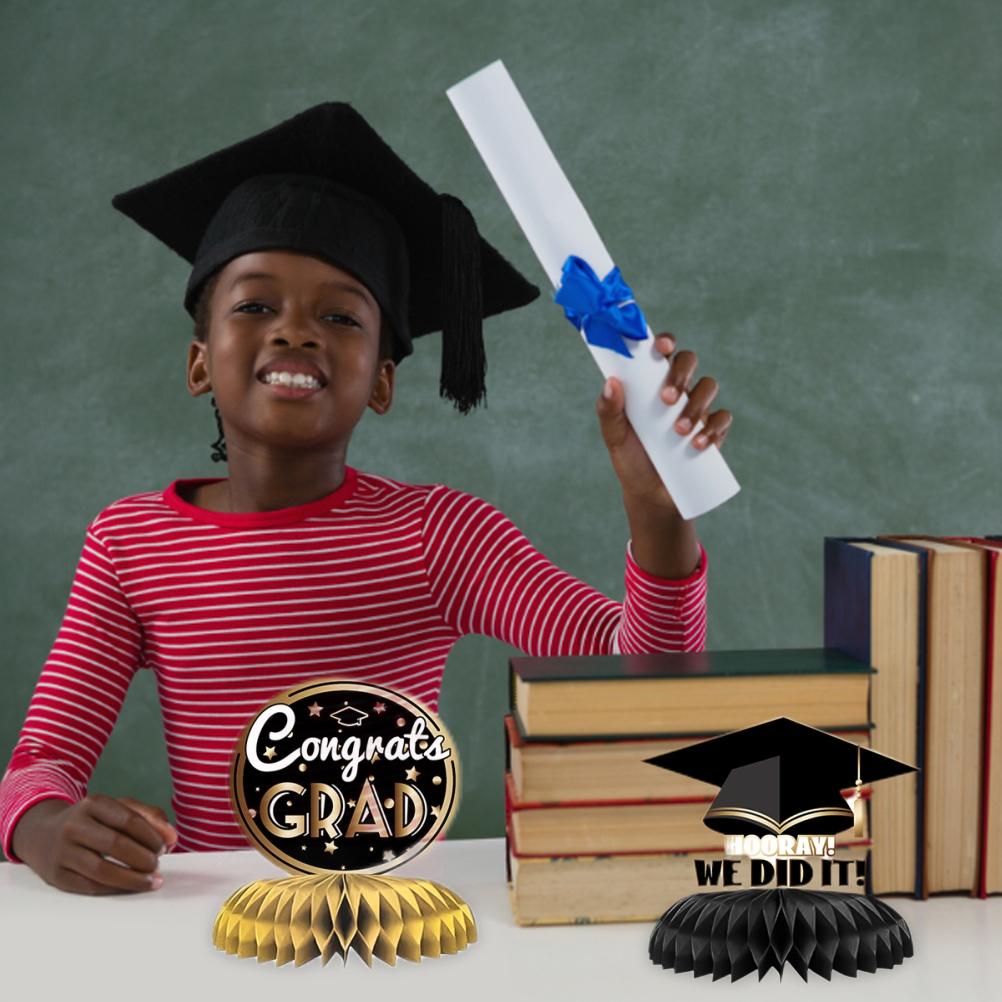 8 шт. Украшения для выпускного 2022 года, центральный элемент в виде сот, поздравляю выпускника, поздравляю выпускника