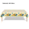 51pcs Winnie The Pooh Party Tableware Include Plate, Napkin, Tablecloth, Cup