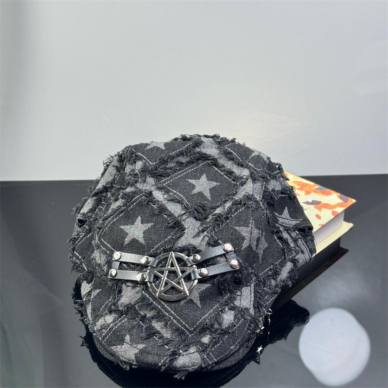 Корейская мода украшения берет уличная тенденция персонализированная мужская и женская короткая шляпа-солнцезащита вперед шляпа