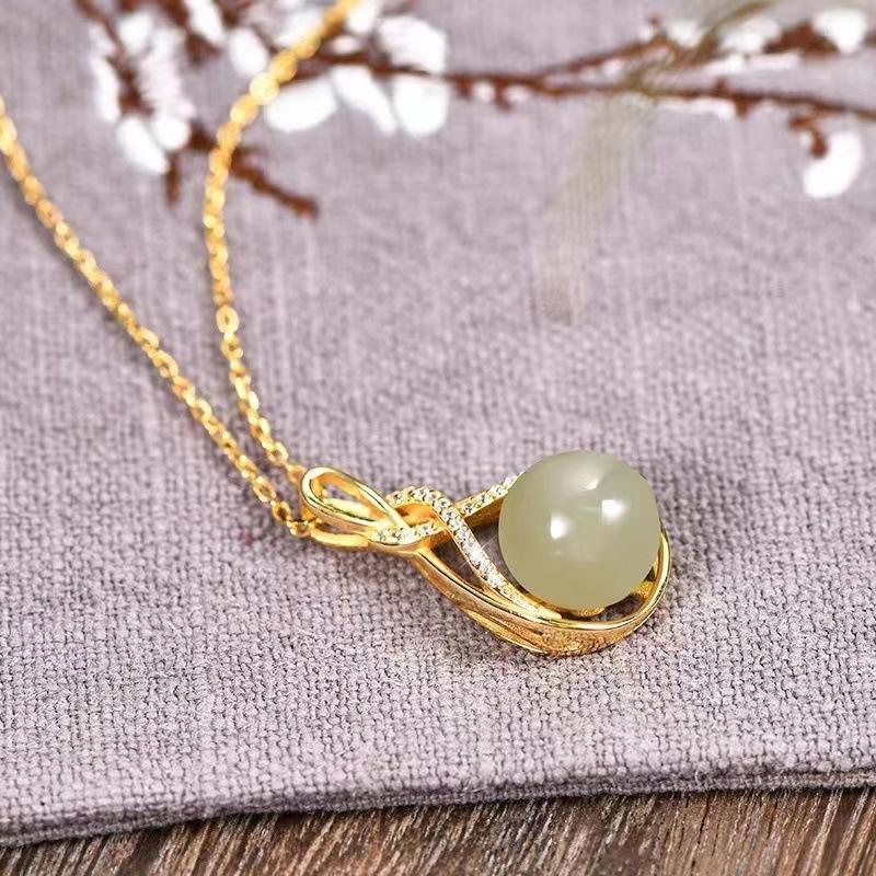 Новогодняя подвеска в виде счастливого мешочка на ключицу, цепочка, нишевый дизайн, простая мода, универсальная