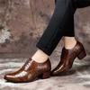 High Heel Semi-formal Walking Shoes For Man Oxford Wedding Shoes Mens Dressing Shoes Sneakers Sports Ternis High Tech