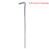 5 Pcs Alloy Tent Stakes Pegs Heavy Duty Nail Head Solid Steel Metal