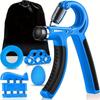 Grip Strength Set Five Piece Hand Trainer Fitness Adjustable Silicone Grip Strength Set Grip Strength Training Set
