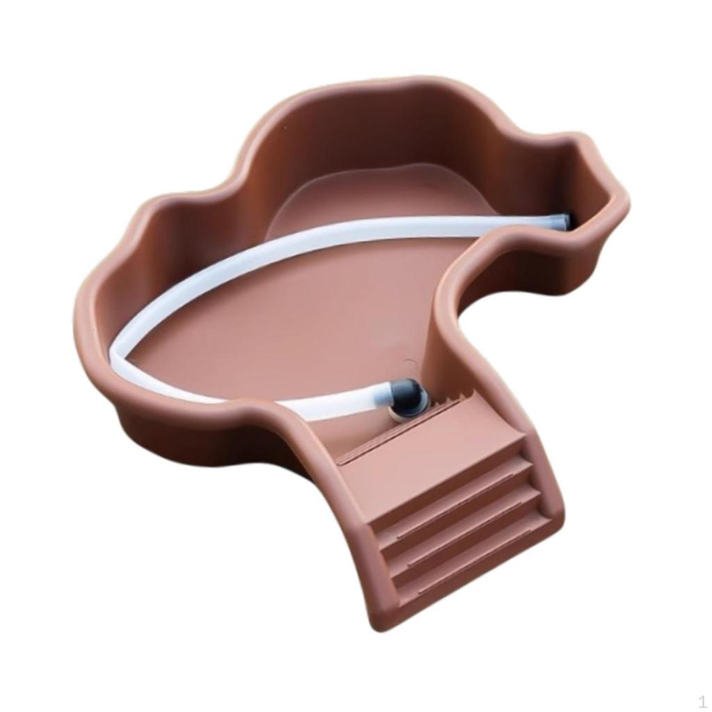 Basking and Water Dish Combo for Bearded Dragon Reptiles