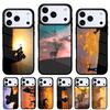 hunting Deer Sunset Phone Case for iPhone 17 16 15 14 13 Pro Max Back Cover for 12 11 Pro Coque