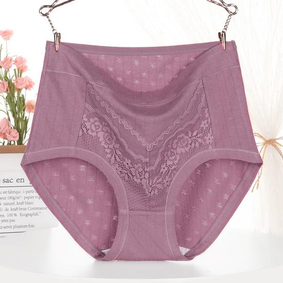 Trendy Women Underpants Lace Cotton Comfortable