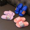 Мальчик мультфильм милый медведь дышащий открытый носок простые пляжные туфли 2024 лето новые девочки кролик милый домашний тапочки детская мода ПВХ