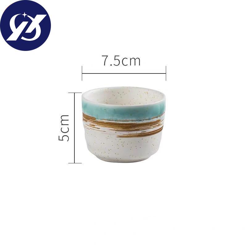 Ceramic Teacup Porcelain Coffee Water Drinking Cup Afternoon Tea Cup Small Wine Cup Office Drinkware