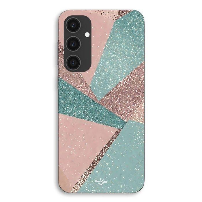 Coque de téléphone - MANIACASE - Samsung Galaxy S25 - Silicone TPU - Souple - Abstrait vert marron