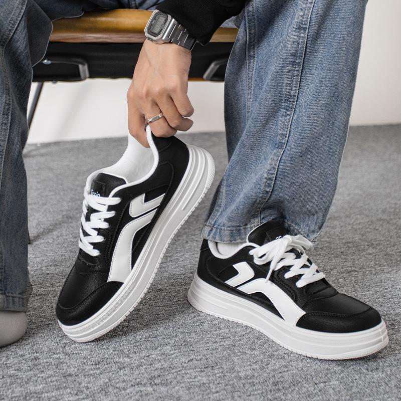 Four Seasons Men'S Canvas Shoes Retro Sports And Leisure Versatile Thick Soled Board Shoes