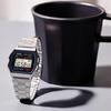 Casio Универсальные винтажные ретро цифровые наручные часы без застежки A158WA-1D