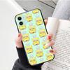 Black Case for Samsung Note 20 Lite S24 Ultra S23 A03 A05 A06 A11 A71 A15 A16 A13 A24 A25 A33 A52 A53 A50 M55 M35 Plus S-38 Cute Spongebob