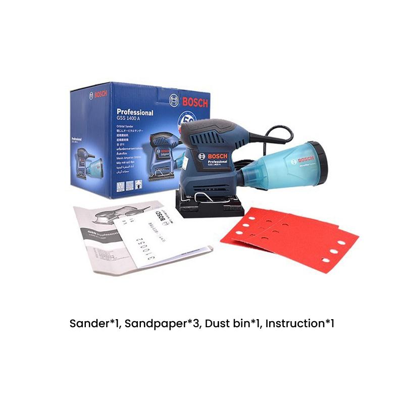 Bosch Профессиональный электрический шлифовальный станок GSS 1400A Орбитальная шлифовальная машина GSS 1400A