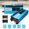 Car Solar Power Inverter LED Display Car Adapter 12V DC To 220V AC Modified Sine Wave Converter Lot 2000W
