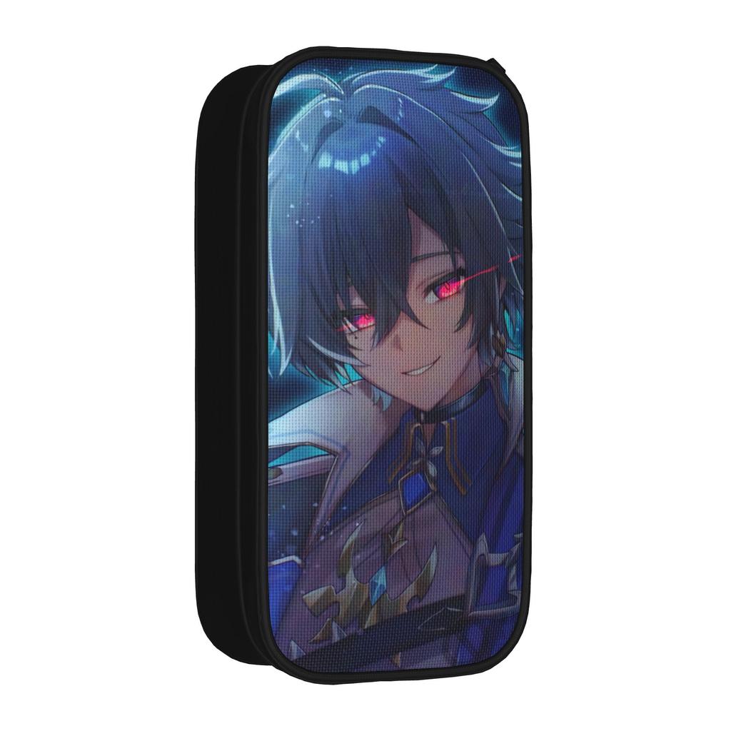 Creative Lohen Game Pencil Cases Genshins Impacts Pencil Box Pen for Student Large Storage Bag Students School Gifts Stationery