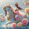 Diamond Painting New 2024 Fantasy Ancient Woman and Horse DIY Diamond Embroidery Cross Stitch Kit Mosaic Handicraft Home Decor J3970
