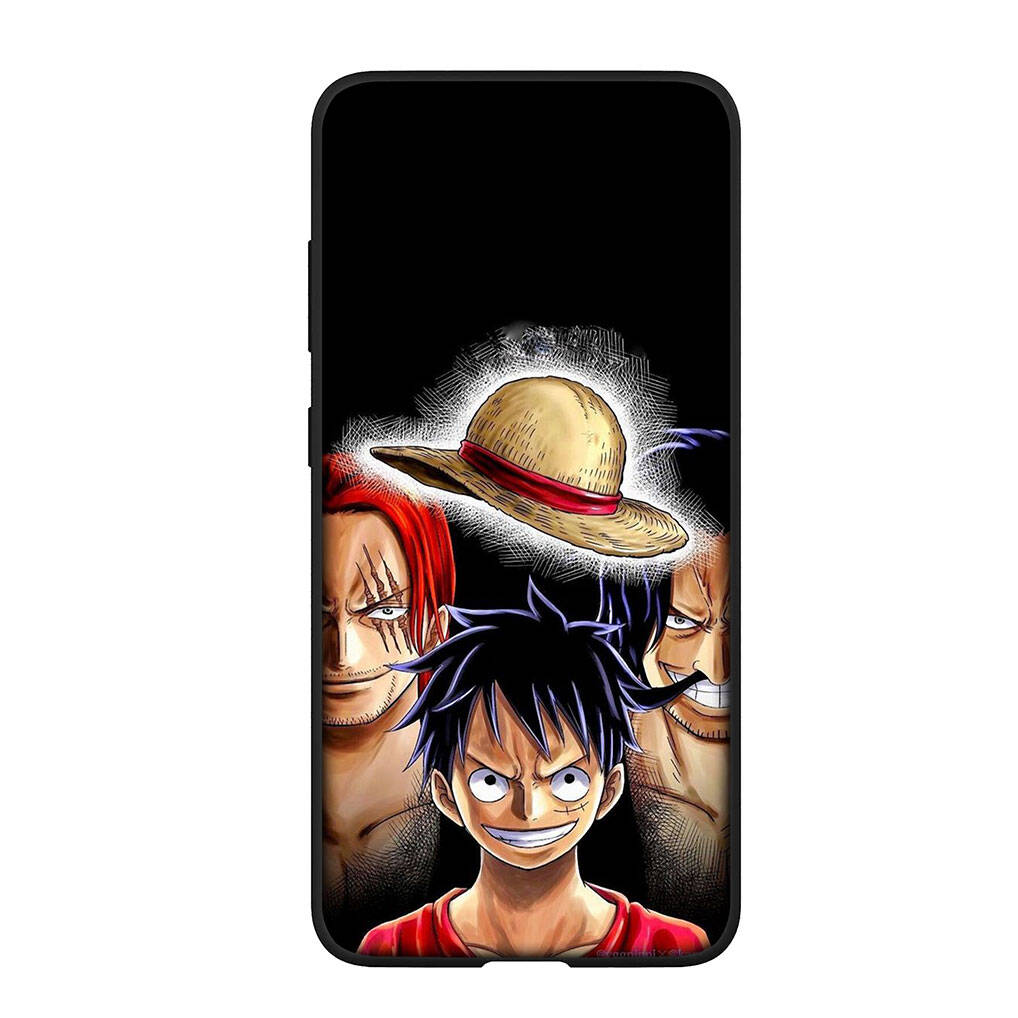 for Samsung Galaxy S25 S24 S23 S22 Ultra FE Plus A17 A37 A57 A56 A55 A06 A16 A15 A36 A26 A35 A05 A25 A54 A34 Case Cartoon Luffy Roronoa Zoro One Piece