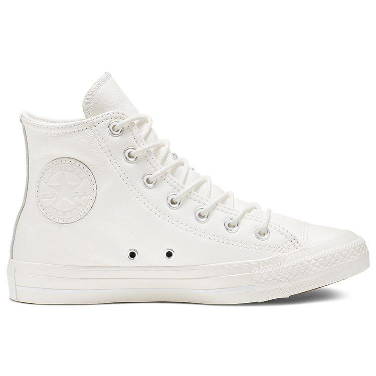 Converse Кеды Chuck Taylor All Star Кожаные Высокие Белые Женские 165418C