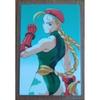 Использованная [Винтажная] ламинированная карта Кэмми из Street Fighter II