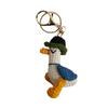 1шт кулон утка новый брелок ручной работы брелок ручной работы брелок утка вперед милый шерстяной крючком мультфильм многоцветный