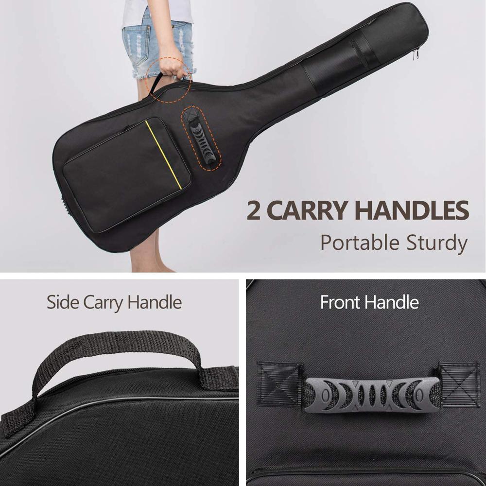 Guitar Guitar Case Waterproof 41" Guitar Backpack Double Shoulder Straps Guitar Bag Instrument Bags
