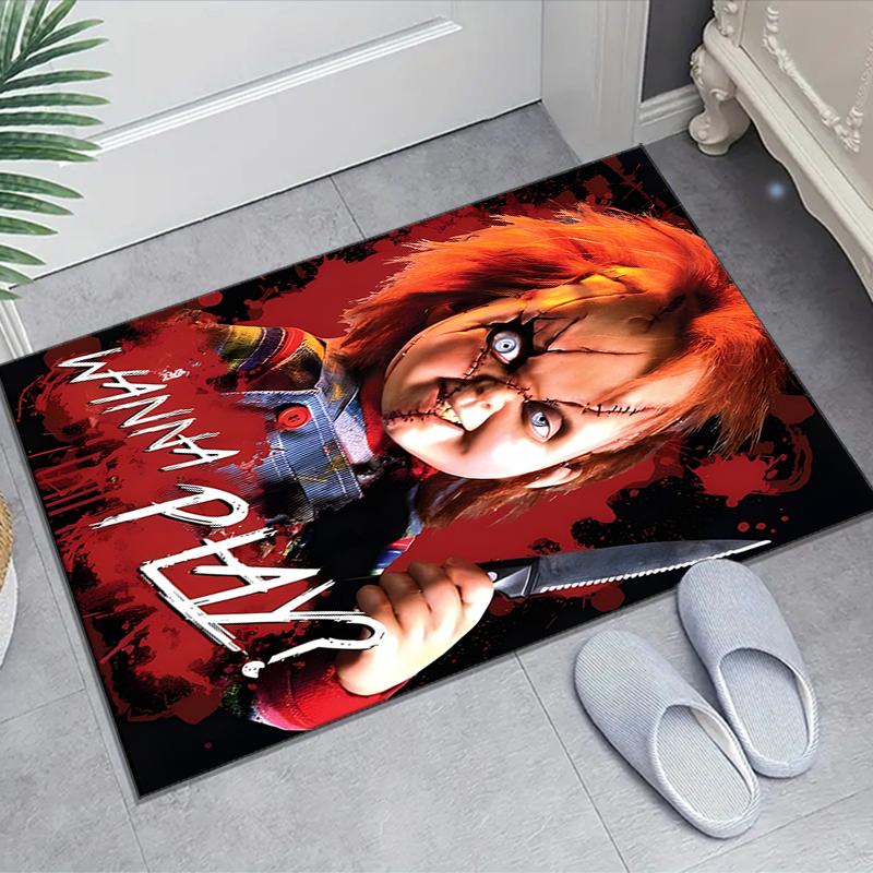 1 шт. Ковер с дизайном Chucky3 - Нескользящий, Мягкий и Уютный Коврик для Пола для Гостиной, Спальни, Офиса - Декоративный Ковер для Помещений/Улицы