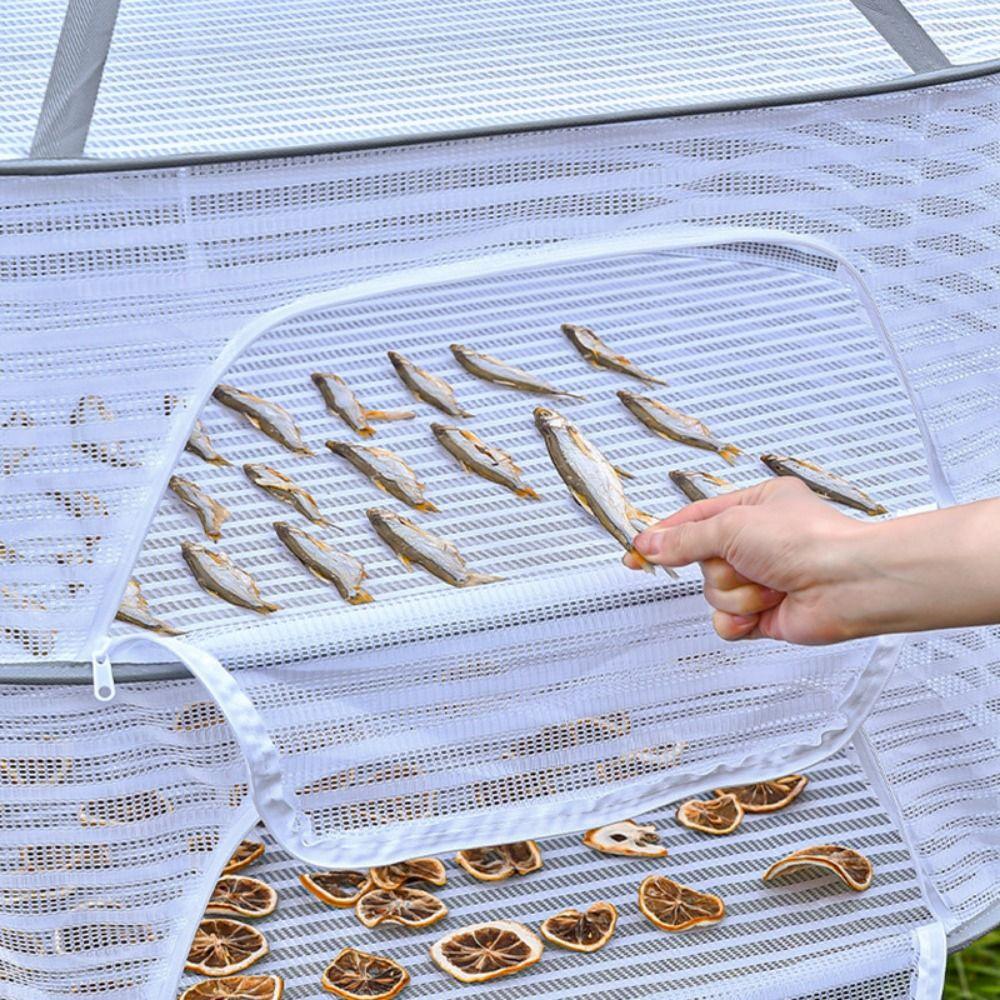 Складная прочная бытовая сетка для сушеных овощей, сетка для подвешивания одежды, сушилка для рыболовной сети, сумка для сушки