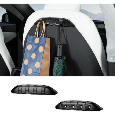 Motrobe 2 шт. Крючки для сидений Tesla Model Y/Model 3/Model S, Вешалка для сумок, Органайзер на спинку сиденья, Держатель для сумок против падения, Складной скрытый крючок на подголовник для модели